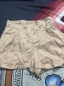 Cute High-Waisted Button-Up Shorts