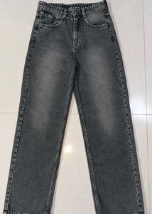 Grey Wash Wide Leg Jeans🩶
