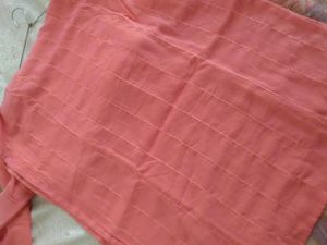 Peach Light Pink Kurta For Girls