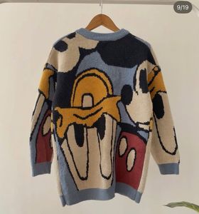 Cartoon Character Knit Cardigan
