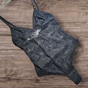 Undiz Premium Black Lace Bodysuit