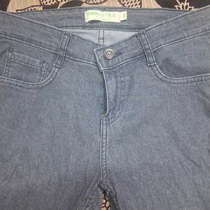 Maxcares Grey Denim Jeans