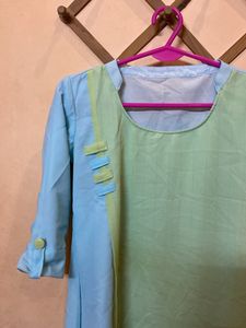 Two-Tone Asymmetrical Kurta