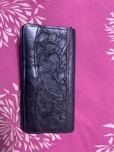 Stylish Black Textured Wallet
