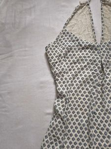 White Lace Halter Top