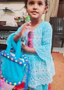 Beautiful Blue Ethnic Kurta Set