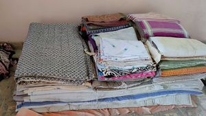 Cotton Pillows, Bedsheet and blanket