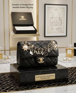 Chanel Quilted Charm Sling Bag