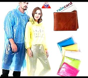 Raincard-Emergency Poncho(set Of 4)25/pc