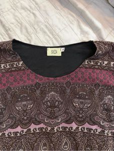 Paisley Y2K Mesh Top