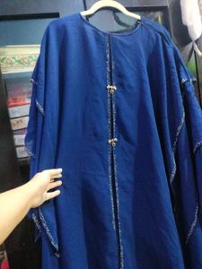 blue abaya