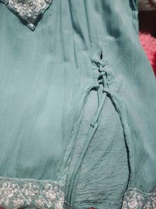 SELF DESIGNED SHORT KURTI 🩵