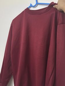 Maroon Oversized Sweatshirt savana