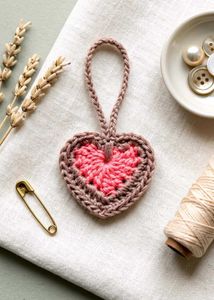 Premium Crochet Flower &amp; Heart Gift Set