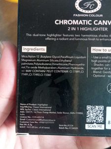 Fashion Colour 2 in 1 Chromatic Highlighter