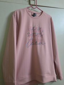 Cute Pink Graphic Sweatshirt