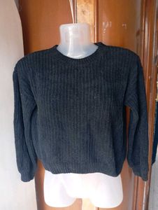 Cozy Black Knit Sweater