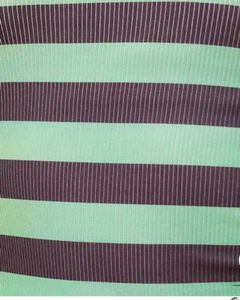 Striped criss cross Neck Tank Top