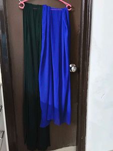 Elegant Royal Blue & Green Dupattas..