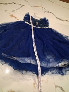 Elegant Blue Tulle Dress