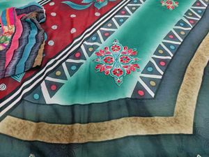 🇳🇿💫🎀Stunning Teal &amp; Red Saree