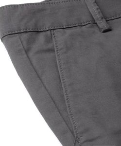 Solid Grey Casual Chinos