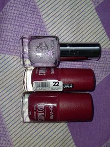 3 Mars Nail Polish Bottles