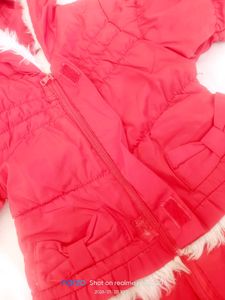 Cute Red Kids Puffer Jacket
