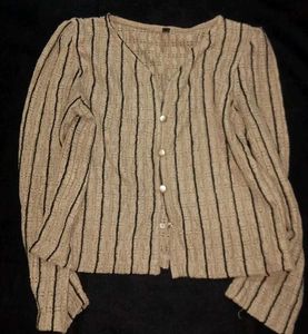 Striped Knit Top