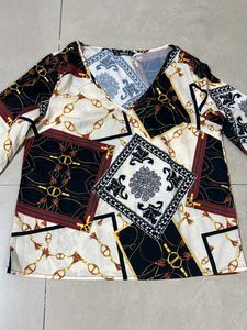 Shein Chain Print Top