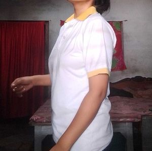 White Polo T-Shirt