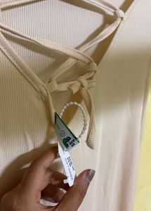 back criss -cross jumpsui
