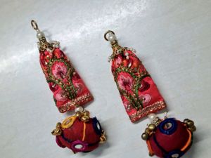 Pair Fancy Latkan Tassel For Blouse Lehenga