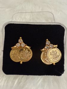 Coin Design Earrings