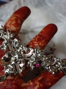 Jeweled Neck piece, Earring Set