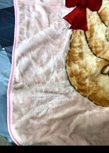 New Baby Blanket Very Soft And SUPER QualityLike New Newborn Baby Blanket Teddy Bear 🧸 🐻print Used Only Once