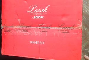 Larah by Borosil Opalglass 33 pcs Dinnerware Set