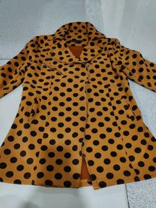 Stylish Polka Dot Jacket