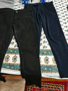 Men's Classic Black Trousers