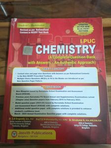 I PUC Mathematics, Biology and Chemistry Question