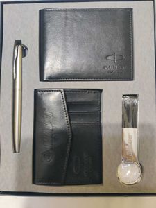 🔀✅Parker Pen & Leather Accessory Set