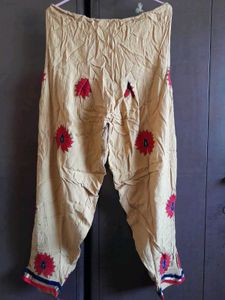 Teal Kurta Set with Red Dupatta