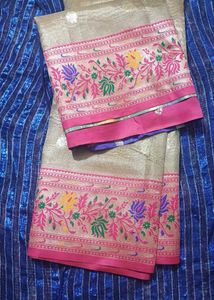 🆕️ Banarasi Bamboo Silk Paithani Saree