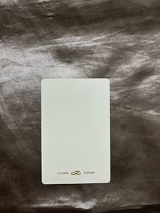 Official bts jungkook photocard from golden album.