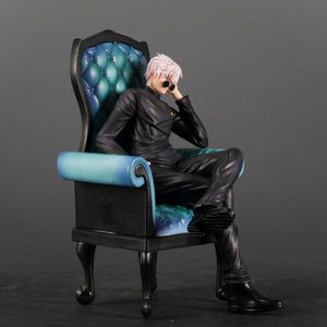 Gojo Satoru Sitting on Chair anime action figure J