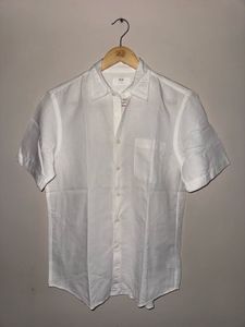 Uniqlo Linen White Shirt