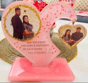 Personalized Heart Photo Stand