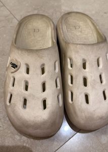 Cream Casual Clogs