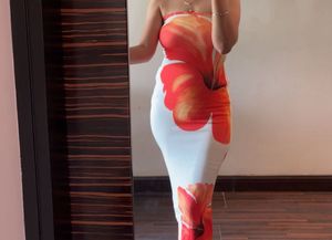 Oorange white bodycon straight long tube dress