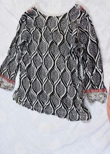 Patterned kurti top